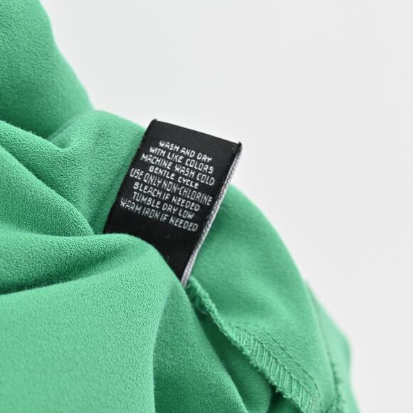 TORRID Blazer‎ Womens Size 5 Green Ruched 3/4 Sleeve Open Front Jacket Career - Picture 9 of 14